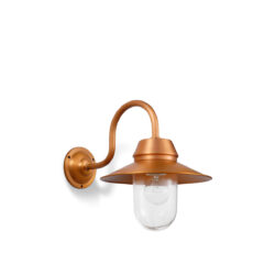 “Jaren 30 wandlamp in koperkleur – maatwerk armatuur van Verlichting van Toen.”