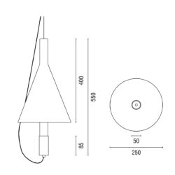 Technische tekening Tube - Verlichting van Toen