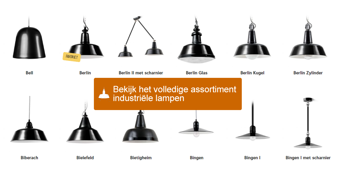 industriele lampen - Verlichting van Toen