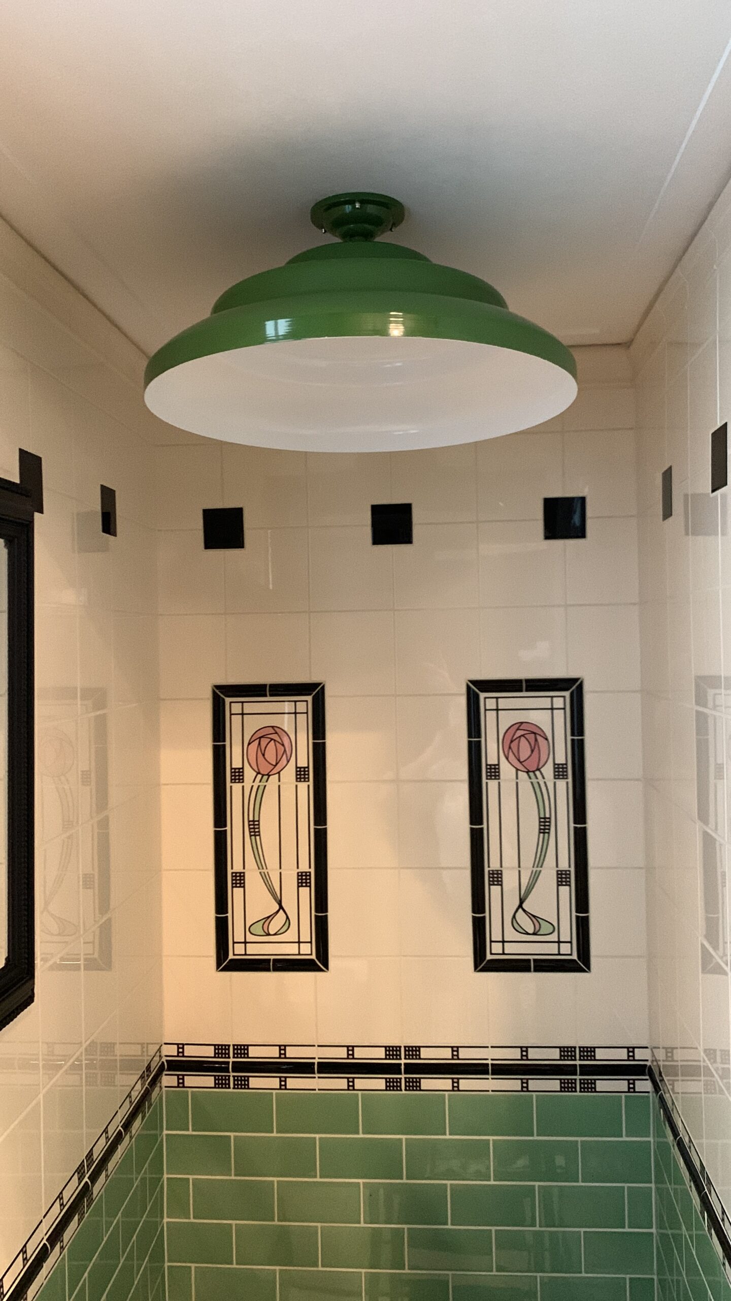 Juliana plafondlamp groen - Verlichting van Toen