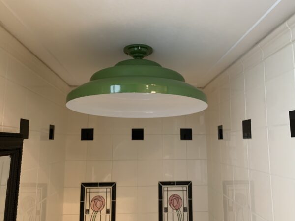 Juliana plafondlamp groen detail foto - Verlichting van Toen