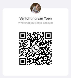 QRcode Whatsapp contact - Verlichting van Toen