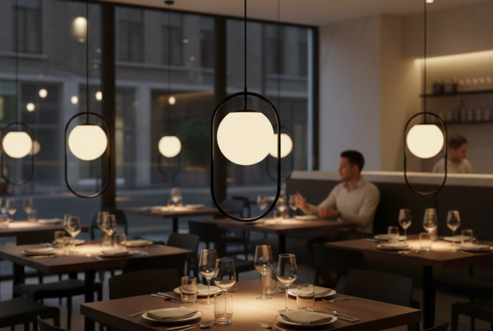 Sfeervolle restaurant verlichting - Verlichting van Toen