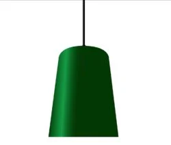 Chimney hanglamp groen - RENDERING - Verlichting van Toen