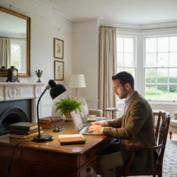 Bureaulamp voor werkplek aan bureau - Klassieke Dusseldorf lamp - Verlichting van Toen