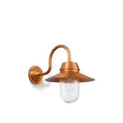 “Jaren 30 wandlamp in koperkleur – maatwerk armatuur van Verlichting van Toen.”