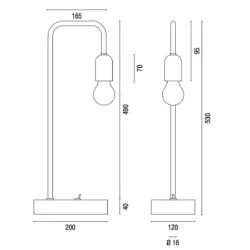 Arc technische tekening - Verlichting van Toen