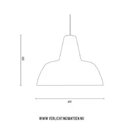 Bietigheim 400 - hanglamp - tekening - Verlichting van Toen
