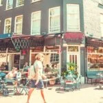 Superette cafe Amsterdam - terras - Verlichting van Toen