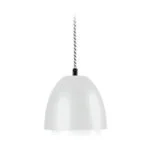 ebolicht-hanglamp-cup-lichtgrijs met textiel zwart wit
