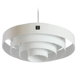Ebolicht hanglamp Circular wit - Verlichting van Toen