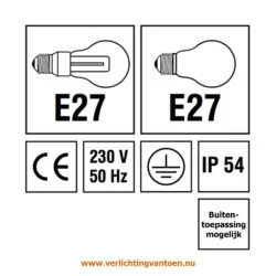 Verlichting van Toen - verlichtingsuitleg met IP 54