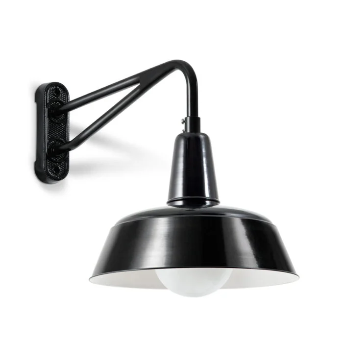 Berlin wandlamp met kugel glas - Verlichting van Toen